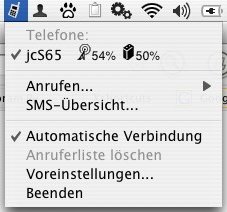BluePhone Menu